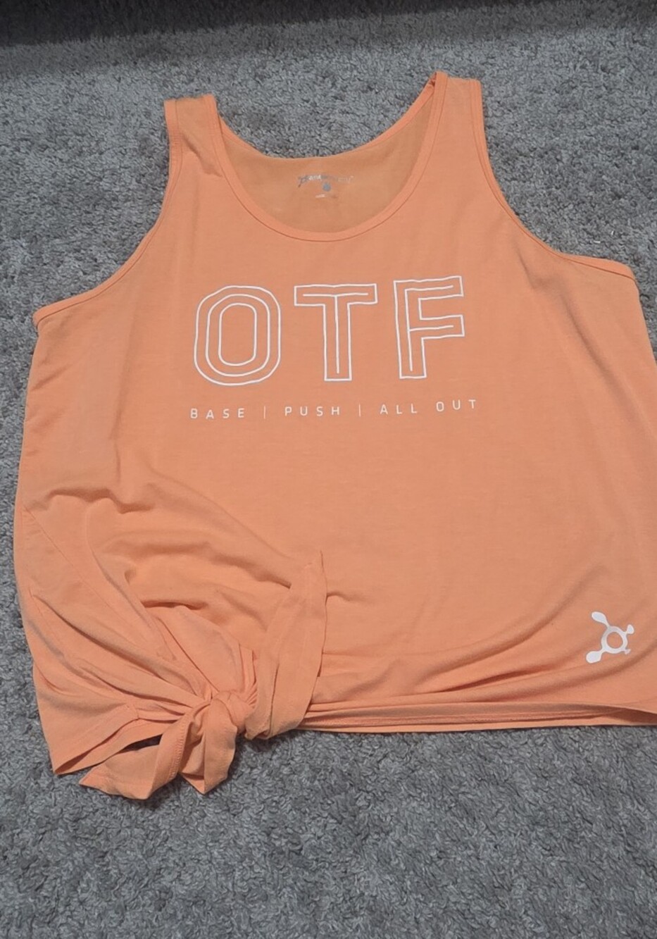Orangetheory Orange Racerback Tank Size Large